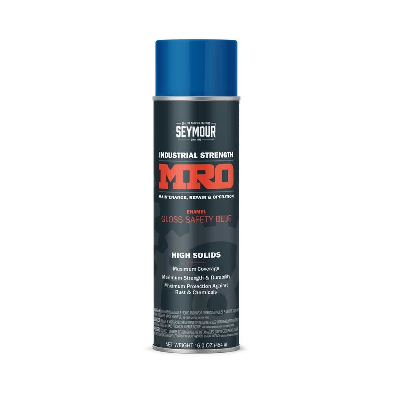 SEYMOUR 620-1427 Industrial MRO High Solids Spray Paint, Safety Blue, 16 Fl Oz (Pack of 1) - Image 1